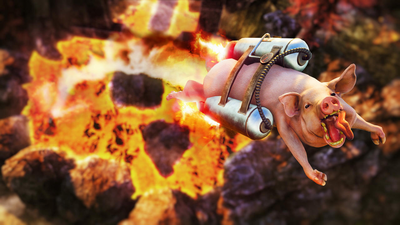 【B6378】模拟山羊3 Goat Simulator 3 Baadlands Furry Road V1.2.0.0.451194.20251120-山羊恶土DLC-狂兽之路+全DLC-支持手柄+预购奖励 免安装中文豪华版[14.0GB]